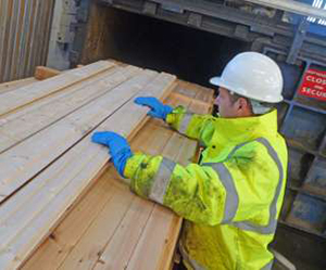 Ecolap Timber at the Treatment Plant