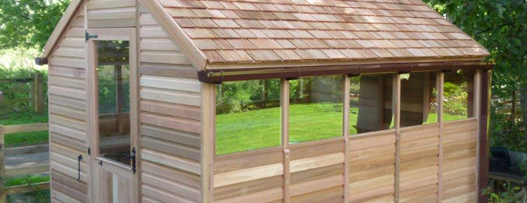 Garden Shed made from Western Red Cedar